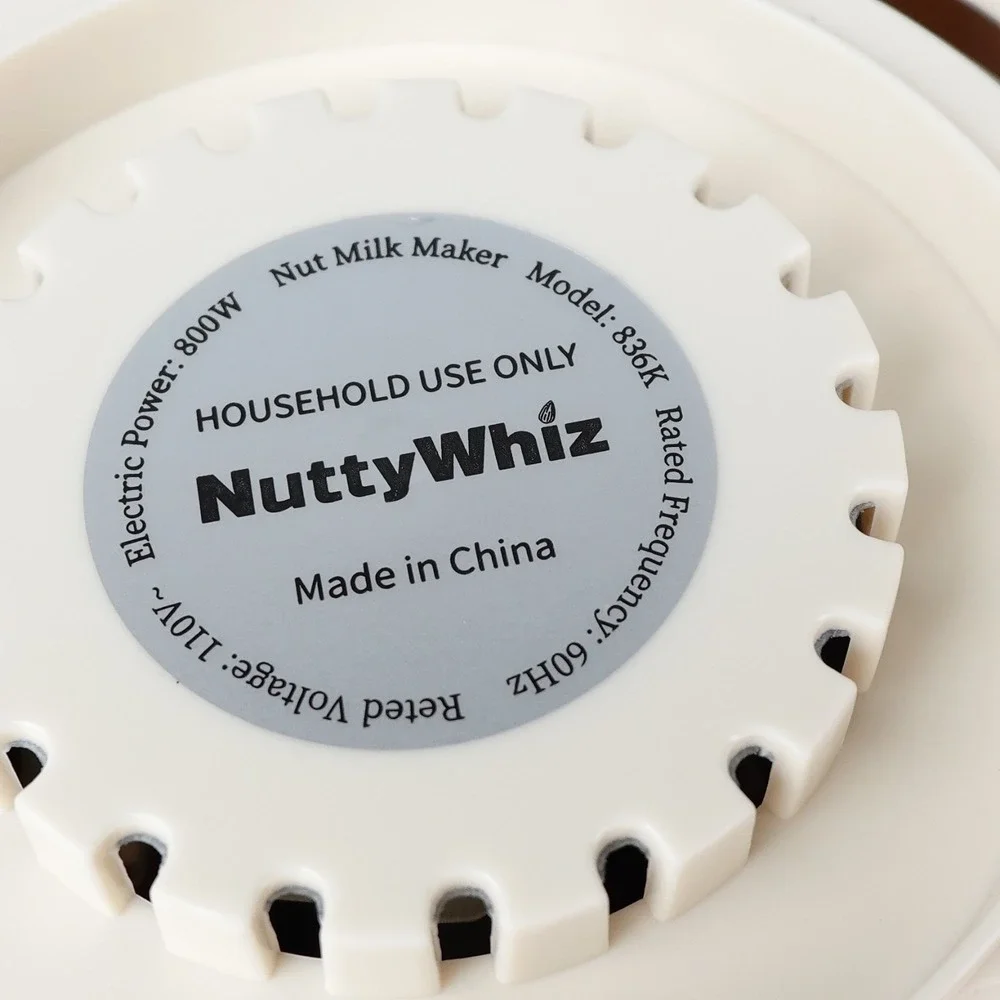 NuttyWhiz Nut Milk Maker Machine 10 Blade 42oz Homemade Almond, Soy, Oat, Juice